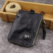 Load image into Gallery viewer, Retro Card Holder Genuine Leather Wallet