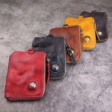 Load image into Gallery viewer, Retro Card Holder Genuine Leather Wallet