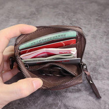 Load image into Gallery viewer, Retro Card Holder Genuine Leather Wallet