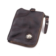 Load image into Gallery viewer, Retro Card Holder Genuine Leather Wallet