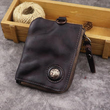 Load image into Gallery viewer, Retro Card Holder Genuine Leather Wallet