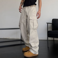 Load image into Gallery viewer, Loose Straight Big Pocket Pants