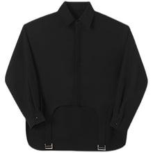 Load image into Gallery viewer, Lace Up Long Sleeve Shirt Jacket