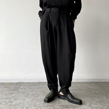Load image into Gallery viewer, Slit-Pressed Crinkled Loose Harem Pants