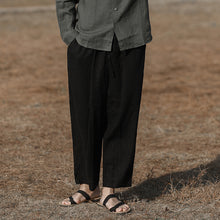 Load image into Gallery viewer, Summer Linen Loose Cropped Pants