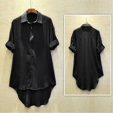 Load image into Gallery viewer, Irregular Tuxedo Long Sleeve Shirt