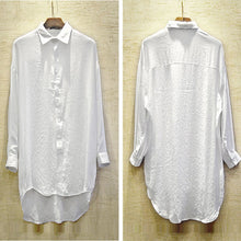 Load image into Gallery viewer, Irregular Tuxedo Long Sleeve Shirt