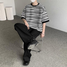 Load image into Gallery viewer, Wavy Textured Short Sleeve T-Shirt