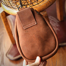 Load image into Gallery viewer, Vintage Leather Pouch Bag