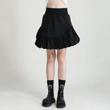 Load image into Gallery viewer, Elastic High Waist Bubble Bud Short Skirt
