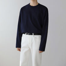 Load image into Gallery viewer, Solid Color Long Sleeve Casual T-Shirt