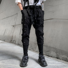 Load image into Gallery viewer, Techwear Lace-Up Cargo Pants