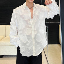 Load image into Gallery viewer, Feather Tassel Thin Long Sleeve Shirt