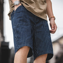 Load image into Gallery viewer, Denim Striped Shorts