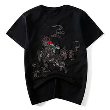 Load image into Gallery viewer, Kylin Embroidered Short Sleeve T-Shirt