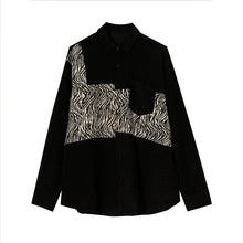 Load image into Gallery viewer, Stitching Loose Shirt