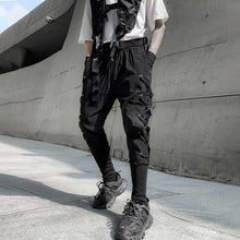 Load image into Gallery viewer, Techwear Lace-Up Cargo Pants