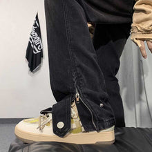 Load image into Gallery viewer, Street Zip Straight Jeans