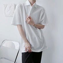 Load image into Gallery viewer, Simple V-Neck Pullover Short Sleeve T-Shirt