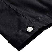 Load image into Gallery viewer, Denim Studded Vest Jacket