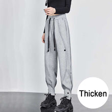 Load image into Gallery viewer, Elastic Waist Drawstring Harem Pants