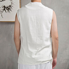 Load image into Gallery viewer, Summer Cotton Linen Sleeveless Vest