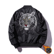 Load image into Gallery viewer, Embroidered Bomber Jacket