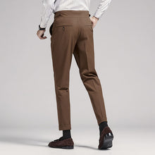 Load image into Gallery viewer, High Waist Slim Casual Suit Pants