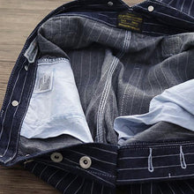 Load image into Gallery viewer, Men's Striped Loose Jeans