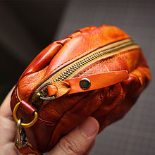 Load image into Gallery viewer, Handmade Retro Cards Holder Coin Wallet