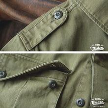 Load image into Gallery viewer, Retro Military Style Army Green Jacket