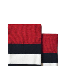 Load image into Gallery viewer, Classic Black Red White Striped Socks
