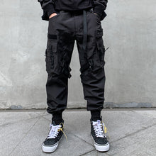 Load image into Gallery viewer, Techwear Casual Elastic Waist Cargo Pants