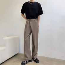 Load image into Gallery viewer, Irregular Diagonal Drape Suit Pants