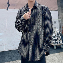 Load image into Gallery viewer, Glitter Stripe Stage Show Long Sleeve Shirt