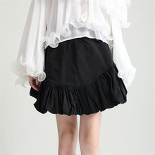 Load image into Gallery viewer, Elastic High Waist Bubble Bud Short Skirt

