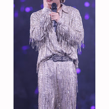 Load image into Gallery viewer, Sequin Tassels Party Stage Performance Shirts and Pants