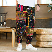 Load image into Gallery viewer, Vintage Print Harem Pants