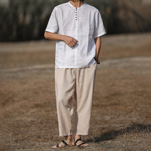 Load image into Gallery viewer, Summer Linen Loose Cropped Pants