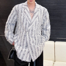 Load image into Gallery viewer, Fringed Double-breasted Thin Shirt