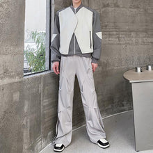 Load image into Gallery viewer, Paneled Baseball Collar Jacket