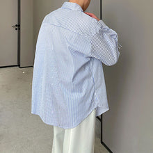 Load image into Gallery viewer, Statement Drawstring Lapel Long Sleeve Shirt