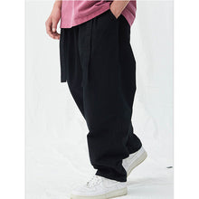 Load image into Gallery viewer, Black Straight Leg Lounge Pants