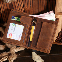 Load image into Gallery viewer, Men's Leather Retro Wallet