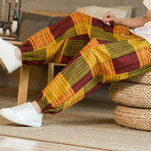 Load image into Gallery viewer, Thin Check Cropped Harem pants