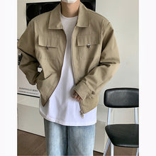 Load image into Gallery viewer, Autumn Solid Color Zip Short Jacket