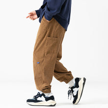 Load image into Gallery viewer, Elastic Waist Corduroy Casual Pants