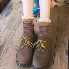 Load image into Gallery viewer, Japanese Lolita Lace Stockings