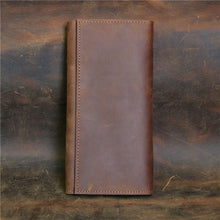 Load image into Gallery viewer, Retro Bifold Minimalist Leather Wallet