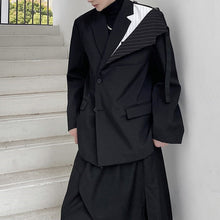 Load image into Gallery viewer, Stitching Decoration Loose Suit